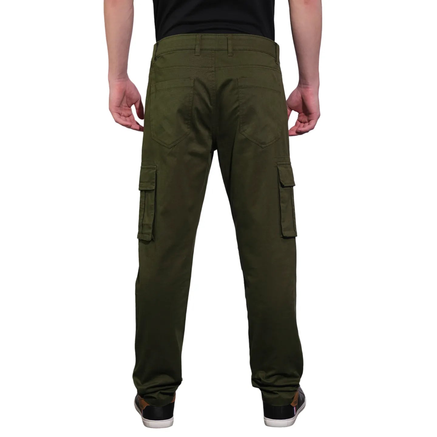 Being Human Clothing Mens-Bottom Cargo Olive