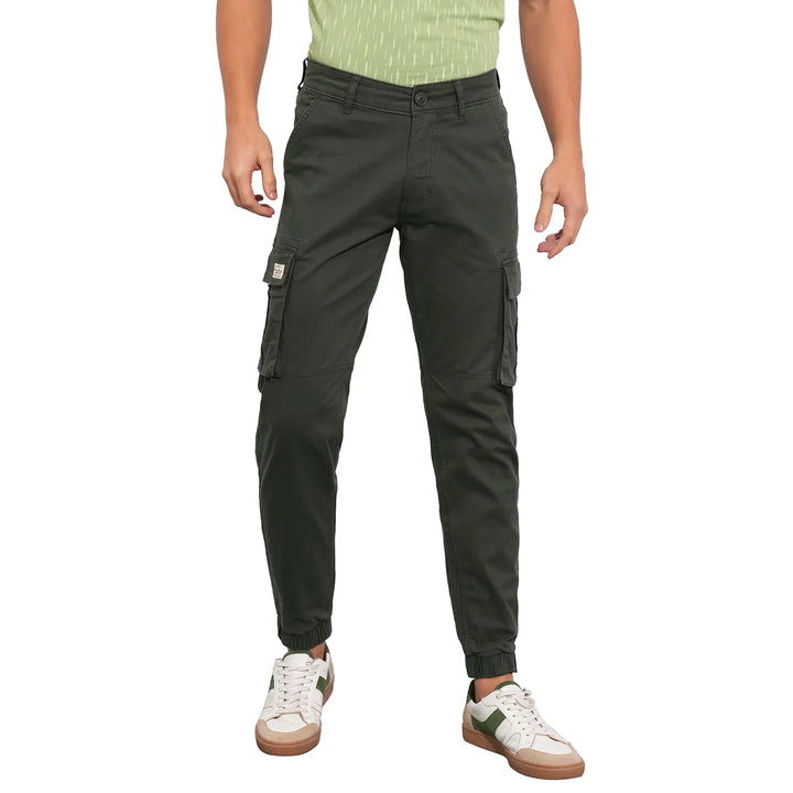 Green Jogger fit Men's Joggers by Being Human Clothing
