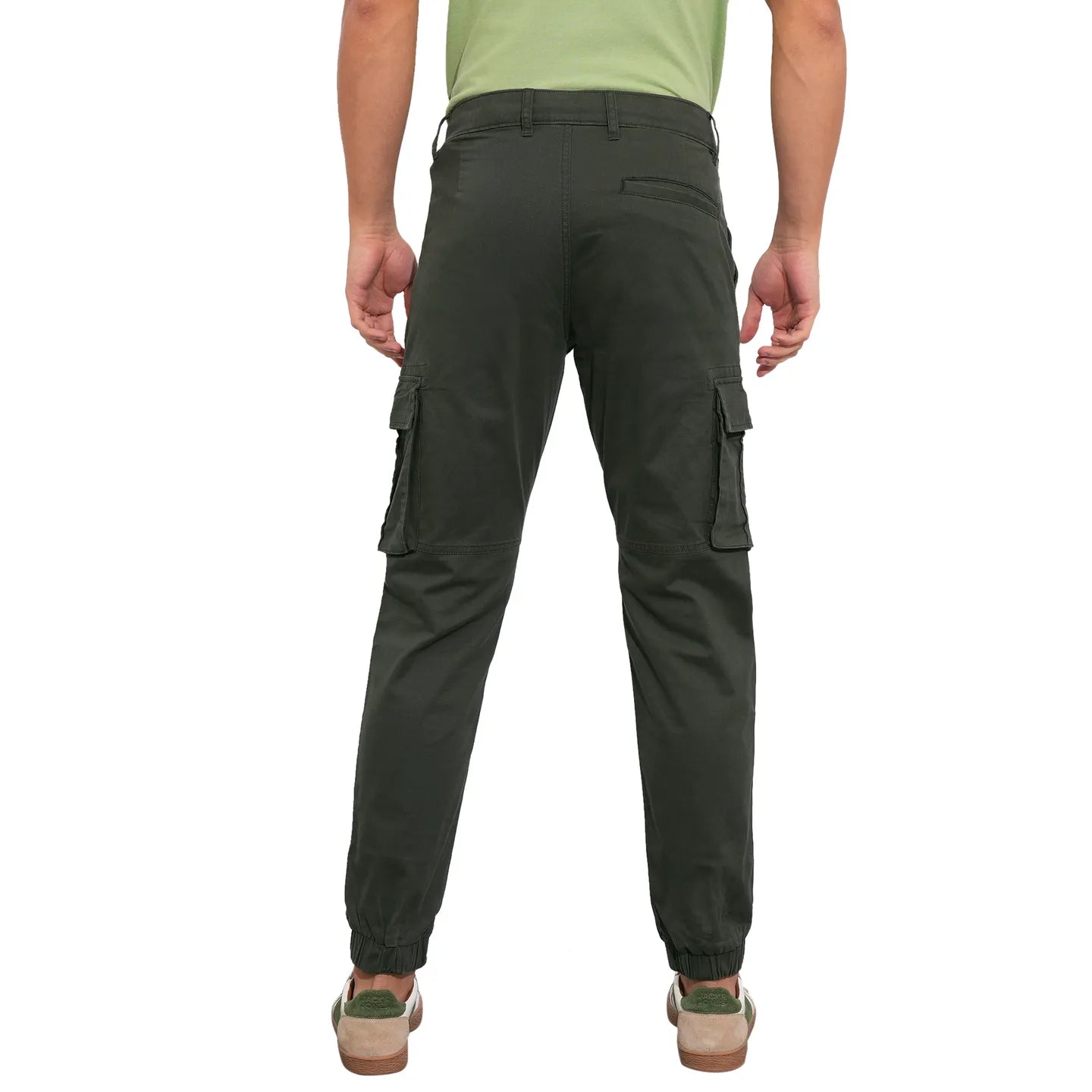 Green Jogger fit Men's Joggers by Being Human Clothing