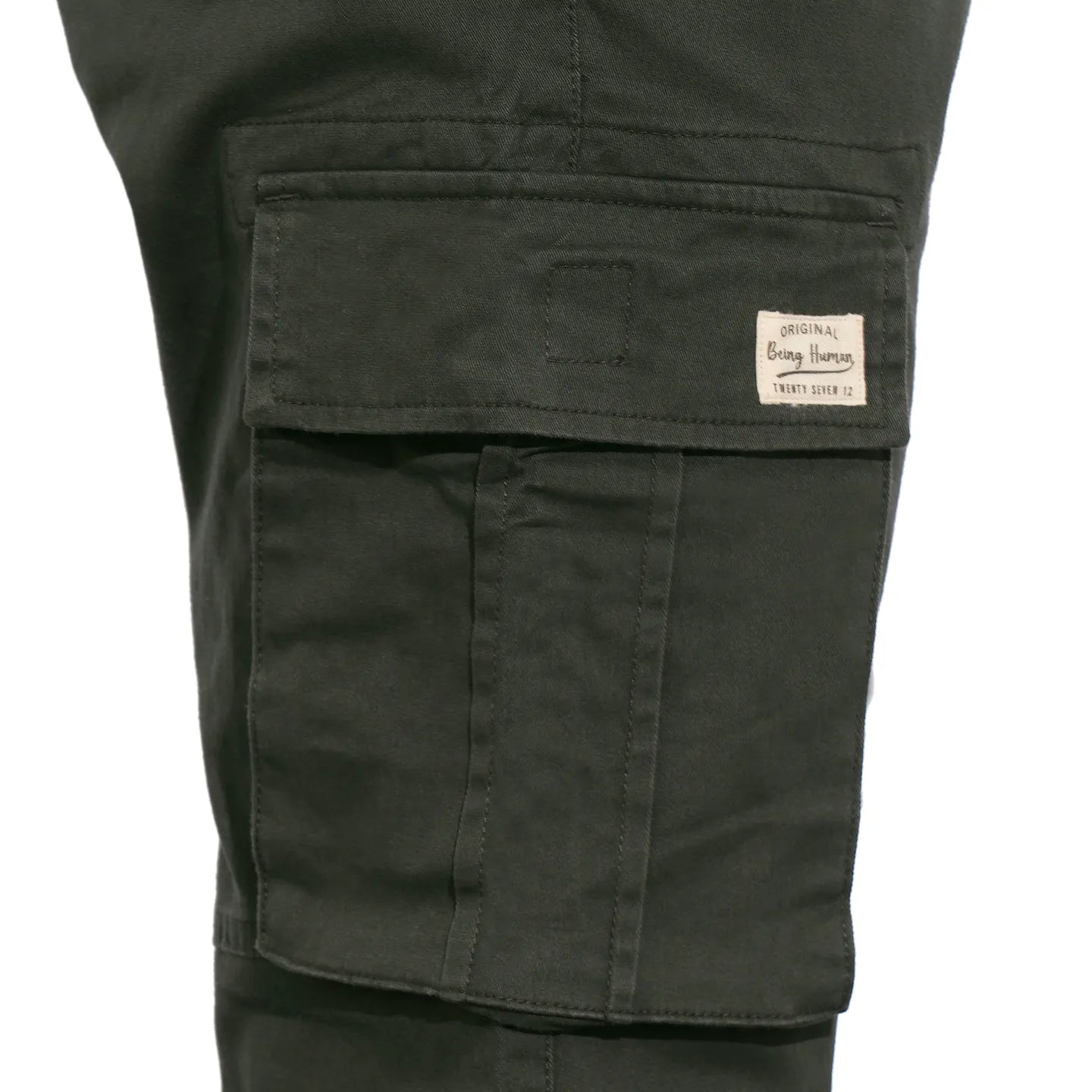 Green Jogger fit Men's Joggers by Being Human Clothing