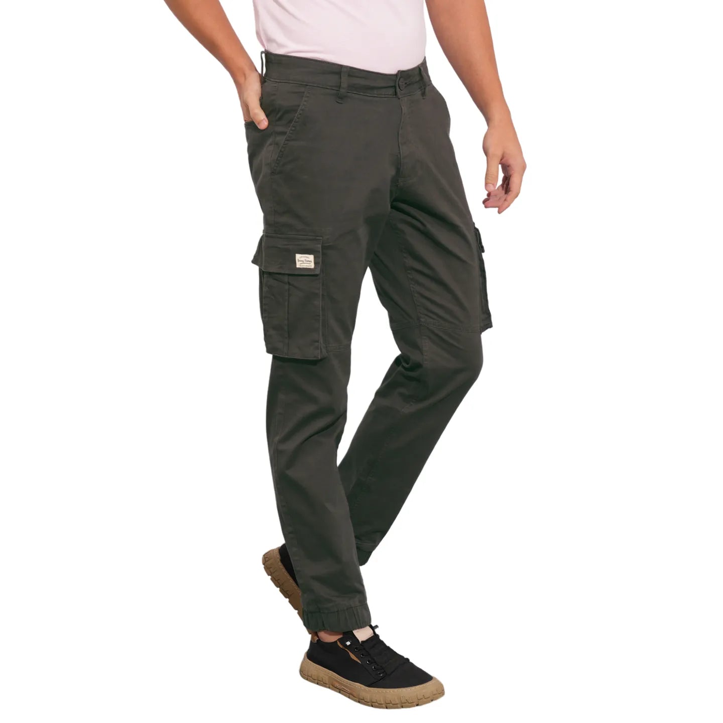 Being Human Clothing-Mens-Bottom-Joggers Charcoal