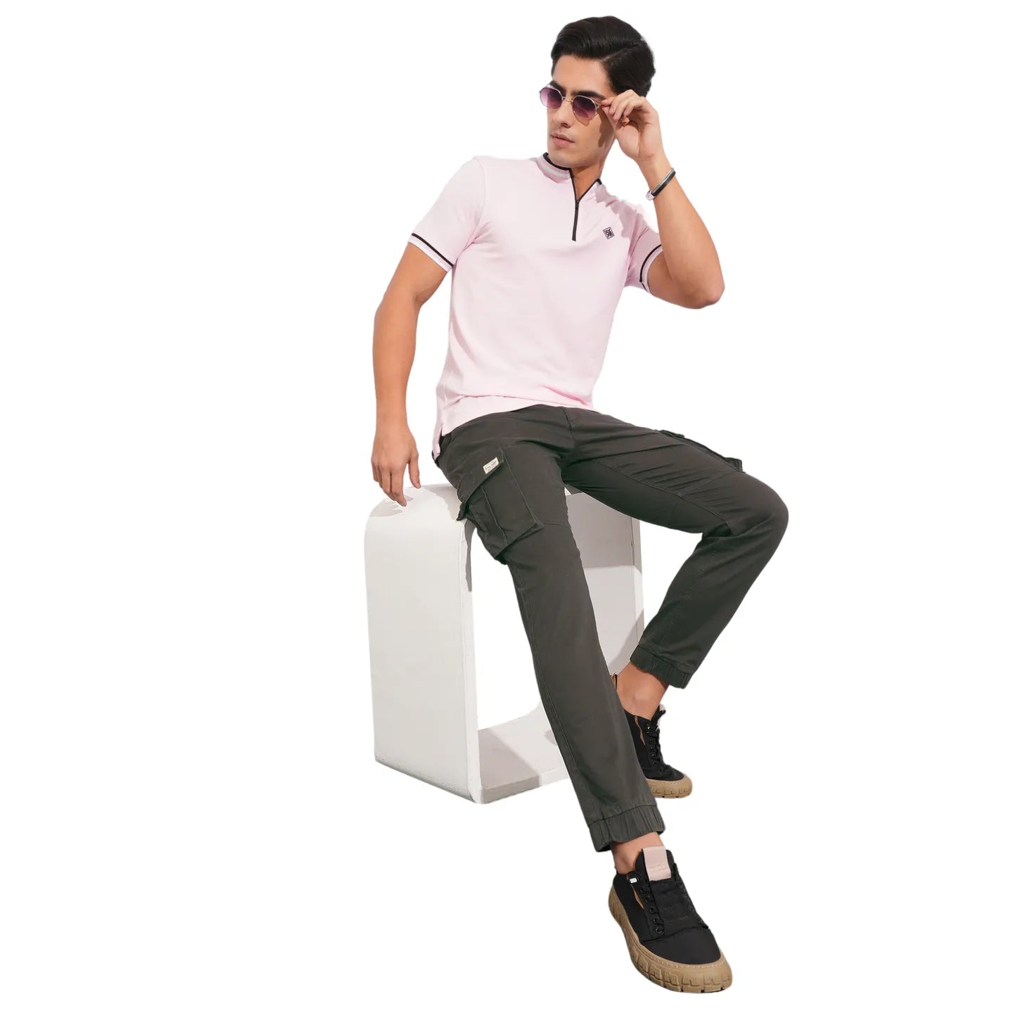 Being Human Clothing-Mens-Bottom-Joggers Charcoal