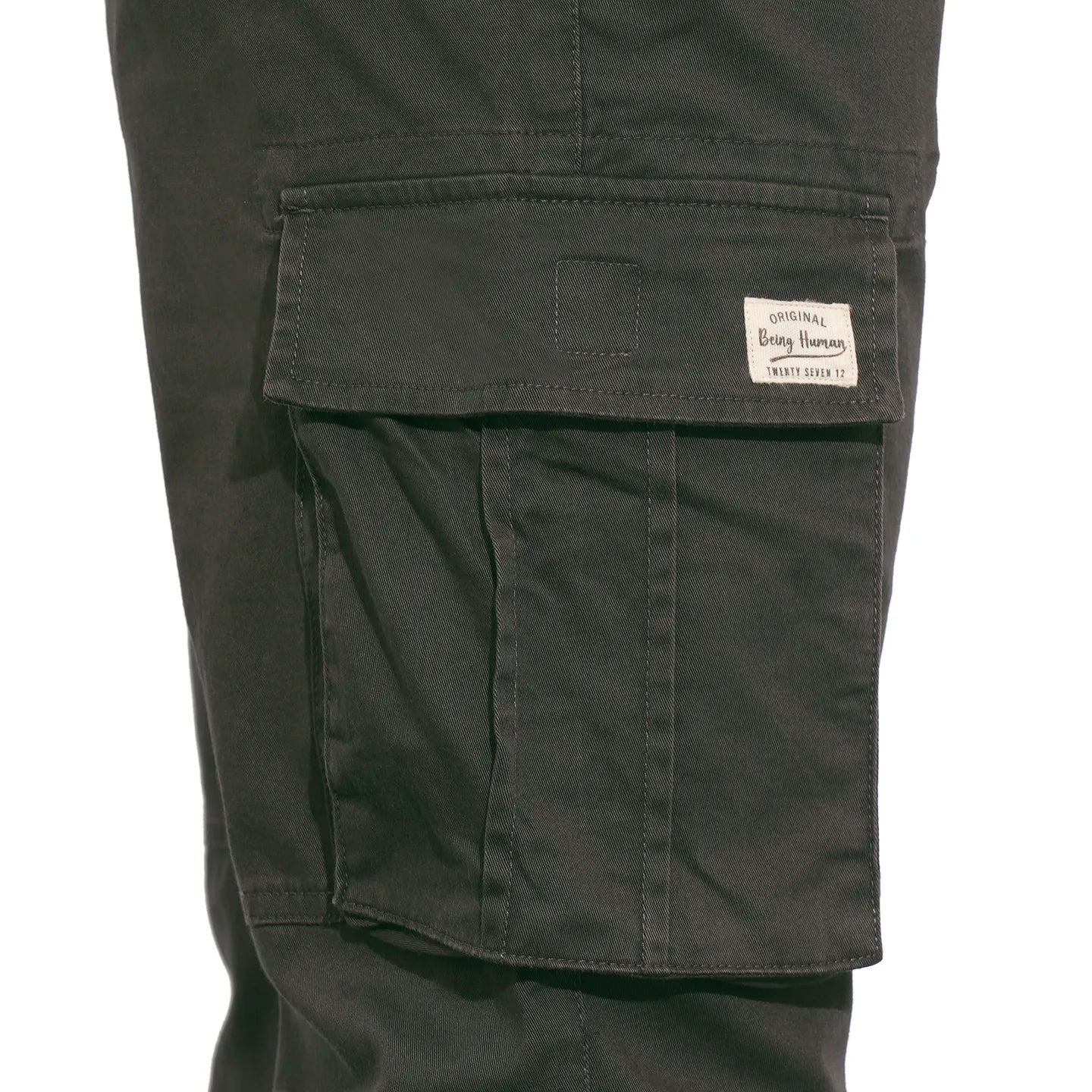 Being Human Clothing-Mens-Bottom-Joggers Charcoal