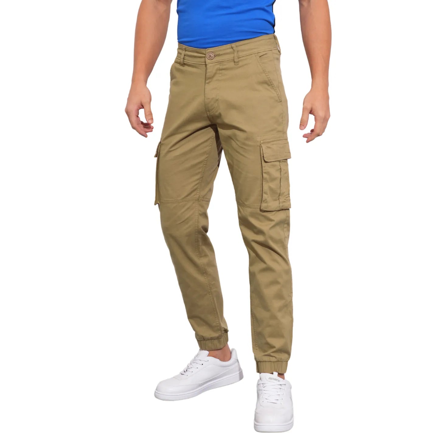 Khaki Jogger fit Men's Joggers by Being Human Clothing