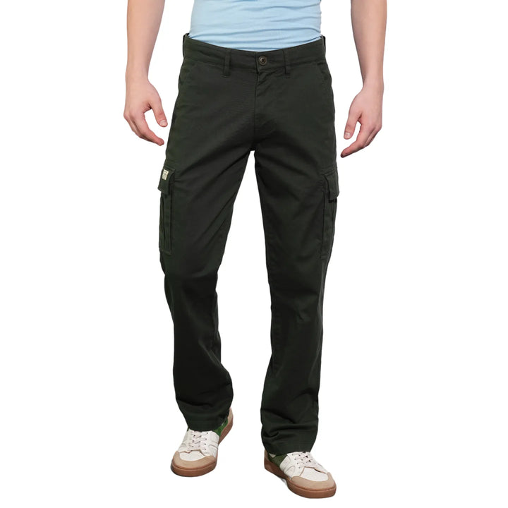 Green Easy Fit Men's Cargos by Being Human Clothing