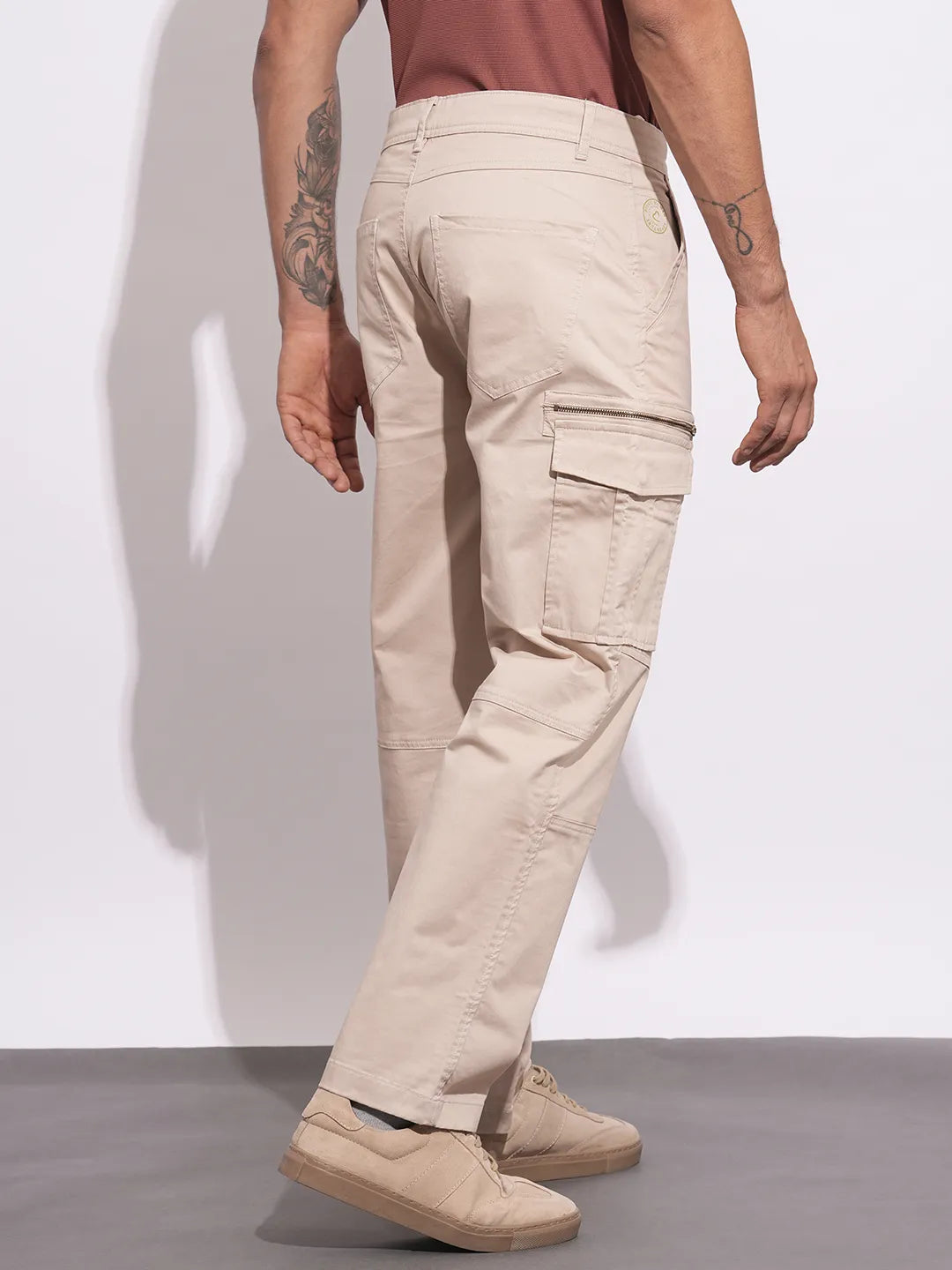 Sand Easy Fit Cargos for Men By Being Human Clothing