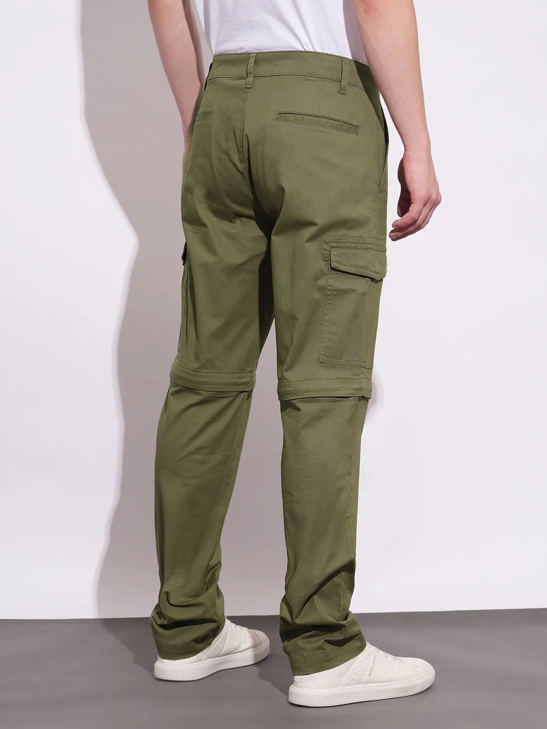 Green Easy Fit Men's Cargos by Being Human Clothing
