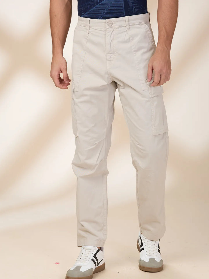 Stone Slim Fit Cargos for Men By Being Human Clothing