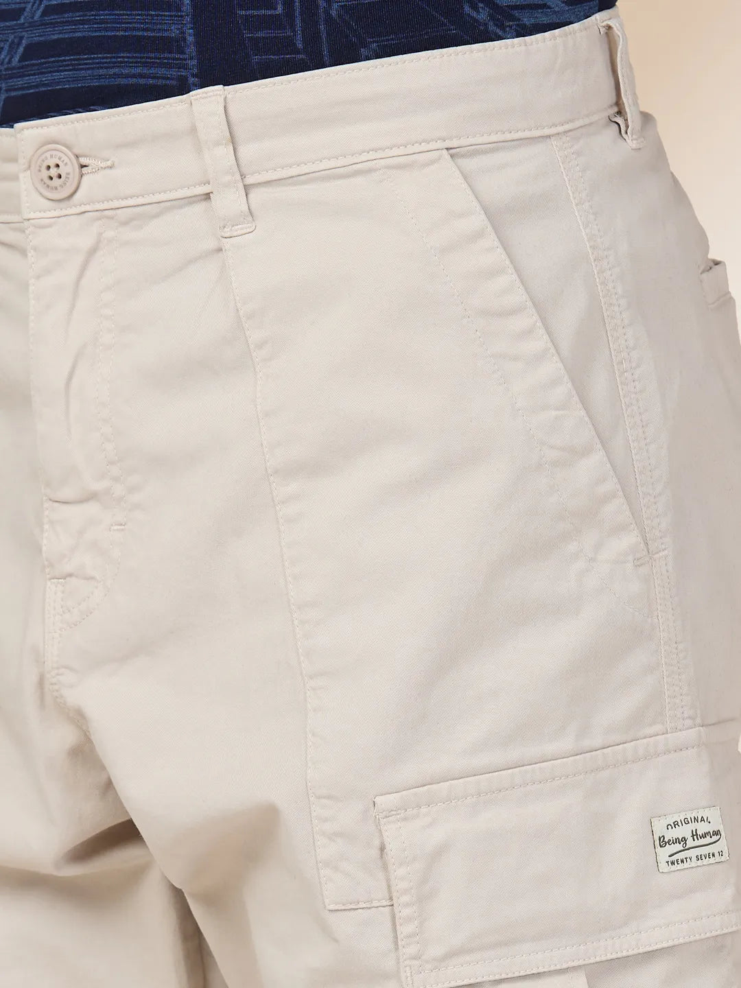Stone Slim Fit Cargos for Men By Being Human Clothing