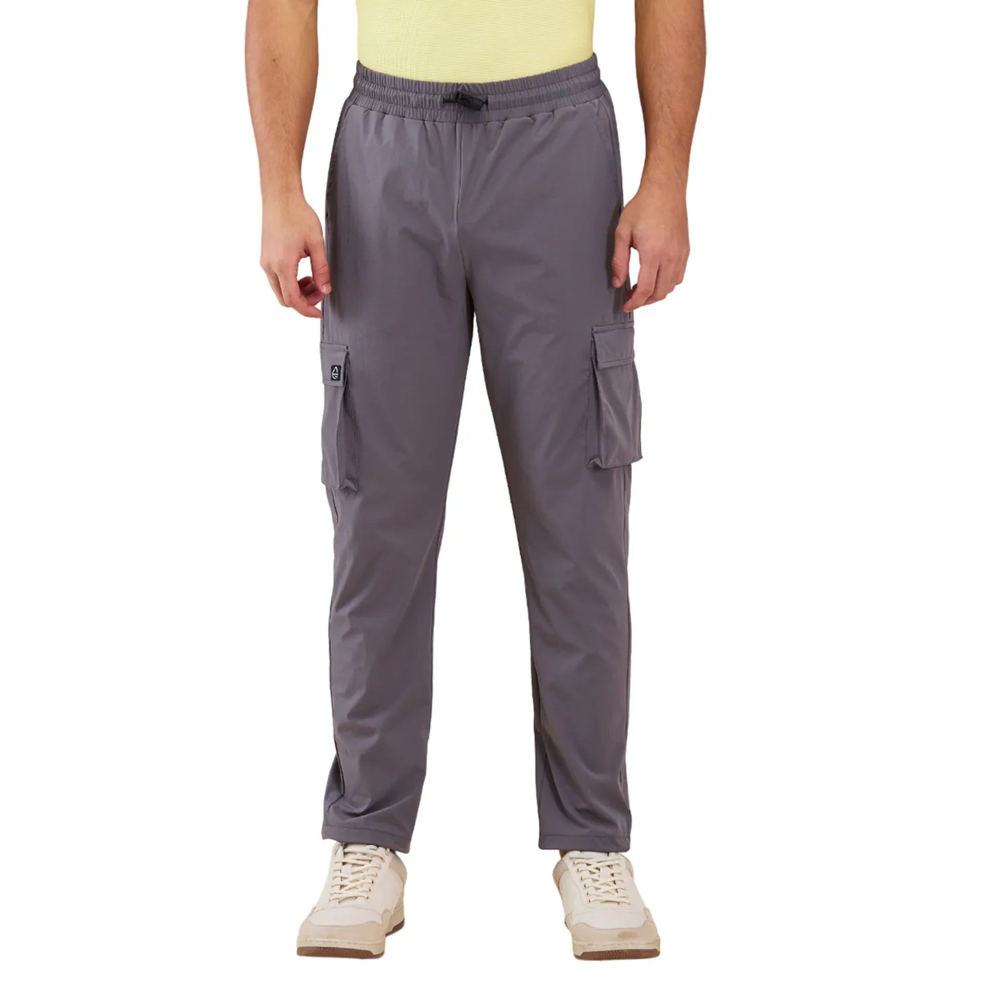Grey Loose Fit Men's Cargos by Being Human Clothing
