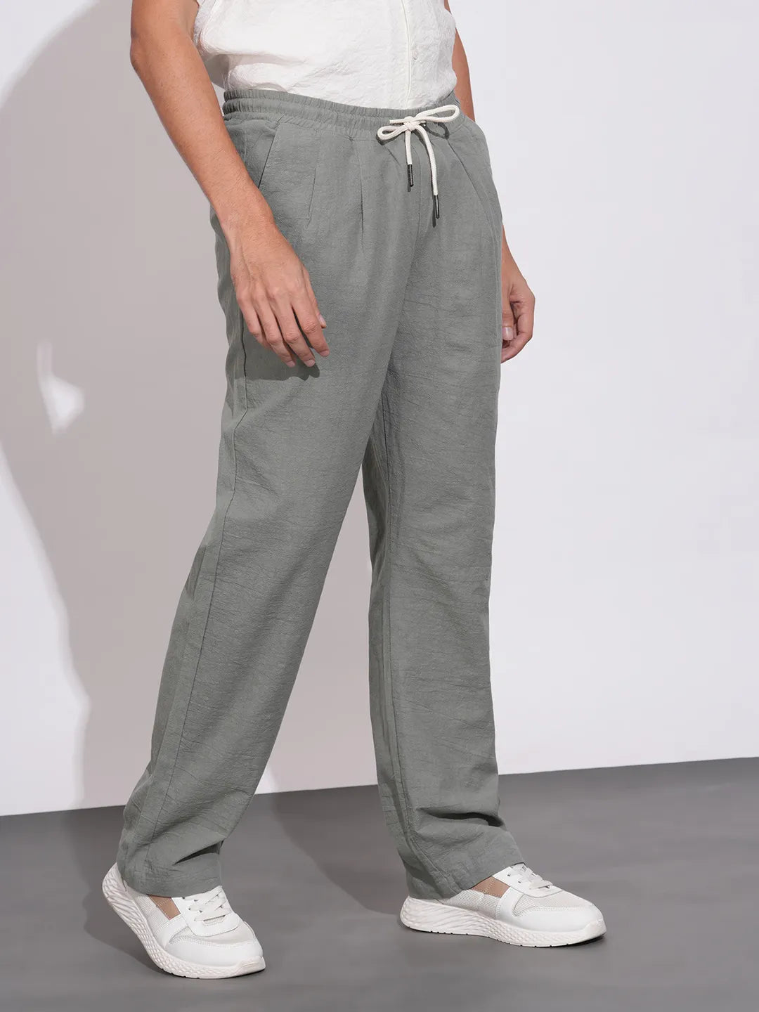 Mint Regular Fit Cargo For Men By Being Human Clothing