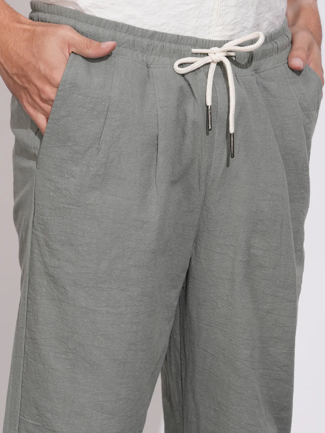 Mint Regular Fit Cargo For Men By Being Human Clothing