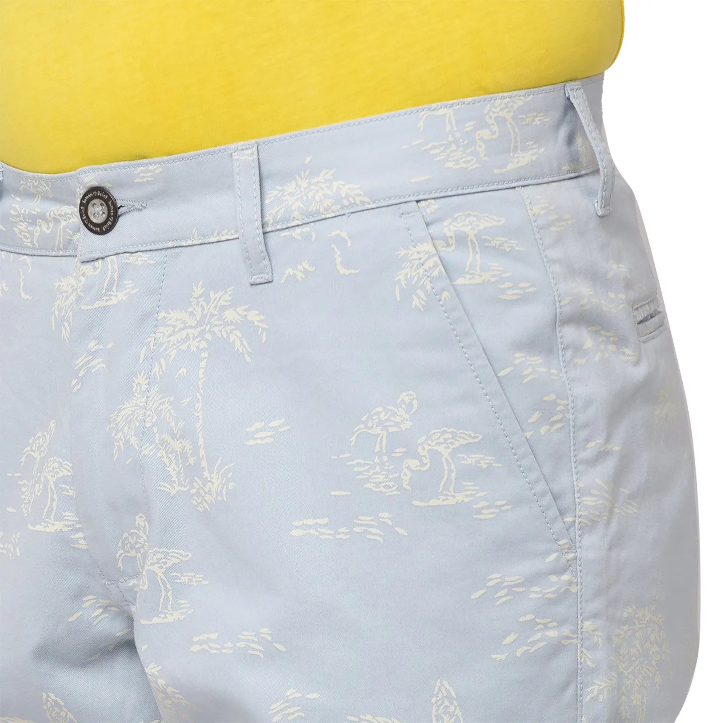 Being Human Clothing Men Regular Fit Shorts-Mid Blue