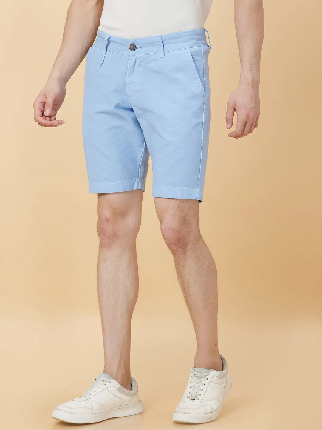 Blue Shorts Fit Men's Shorts by Being Human Clothing