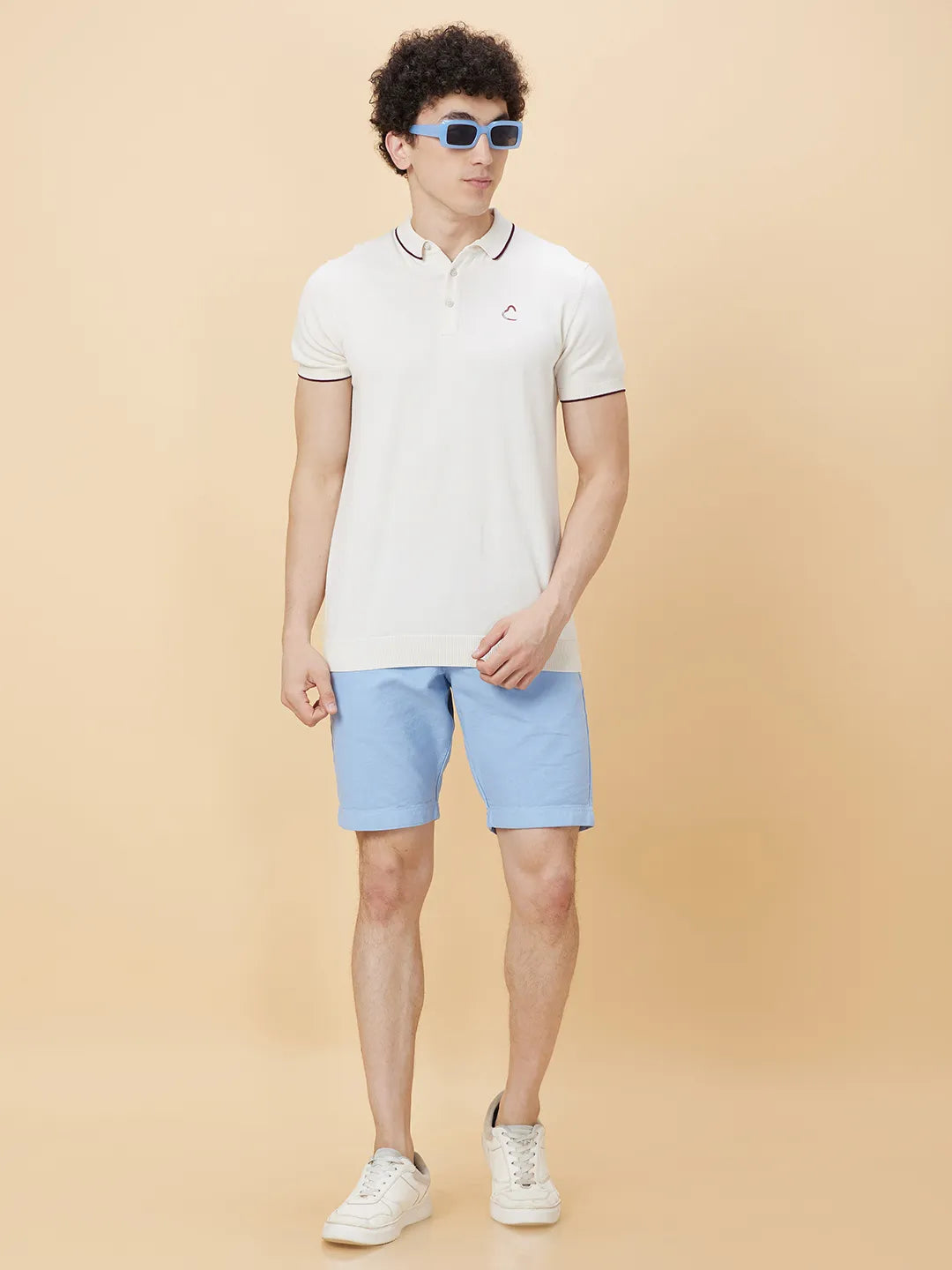 Blue Shorts Fit Men's Shorts by Being Human Clothing