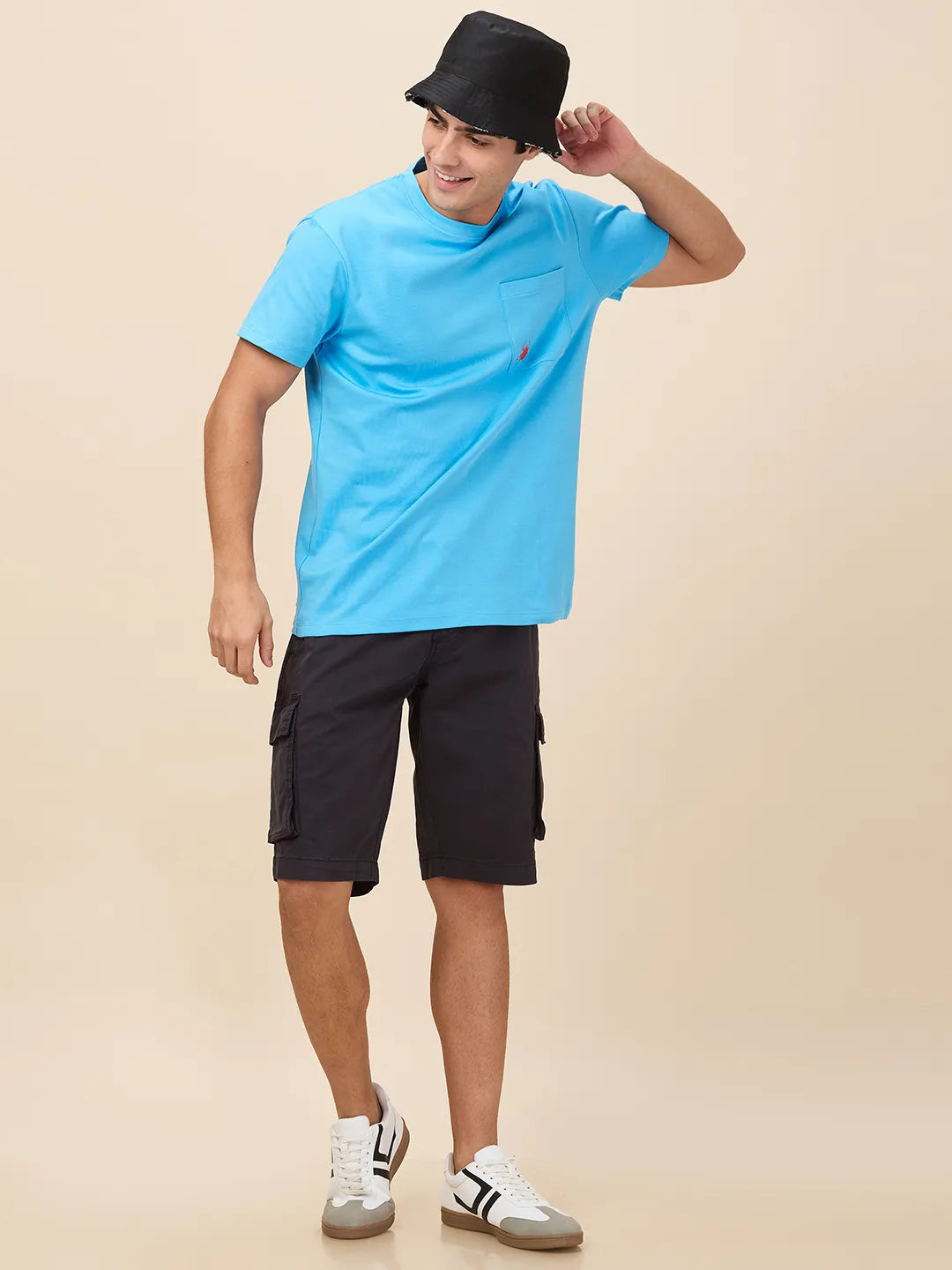 Being Human Clothing Men Grey Solid Shorts