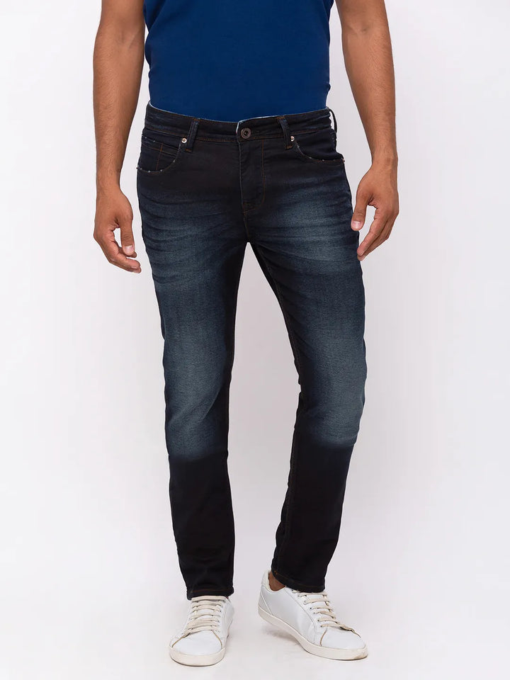 Blue Regular Fit Men's Polo T-Shirt