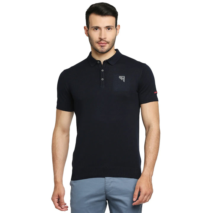 Regular Fit Dark Navy Polo T-shirt
