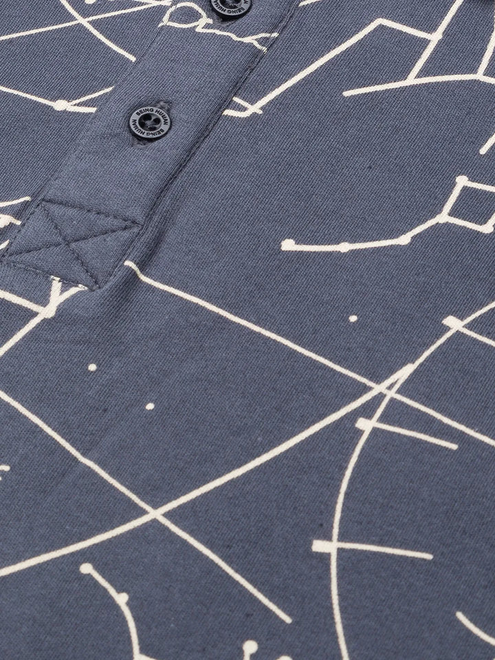 Grey Regular Fit Men's Polo T-Shirt