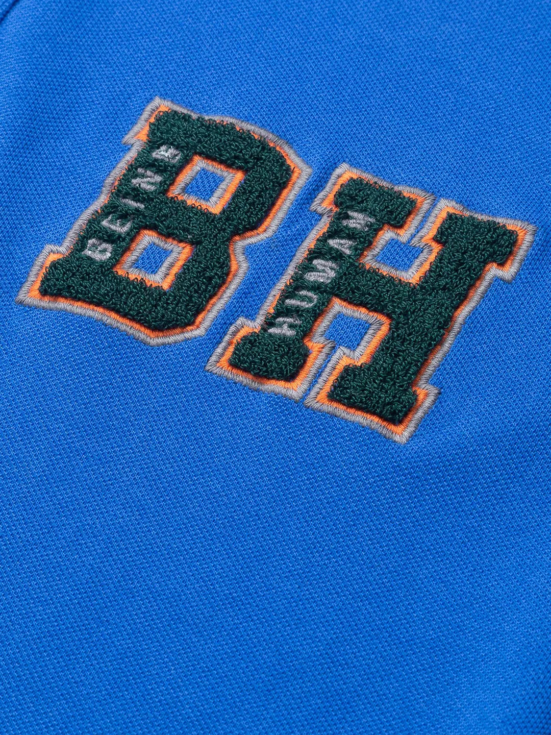 Being Human Clothing Men Slim Fit Polo Neck T-Shirts-Classic Blue