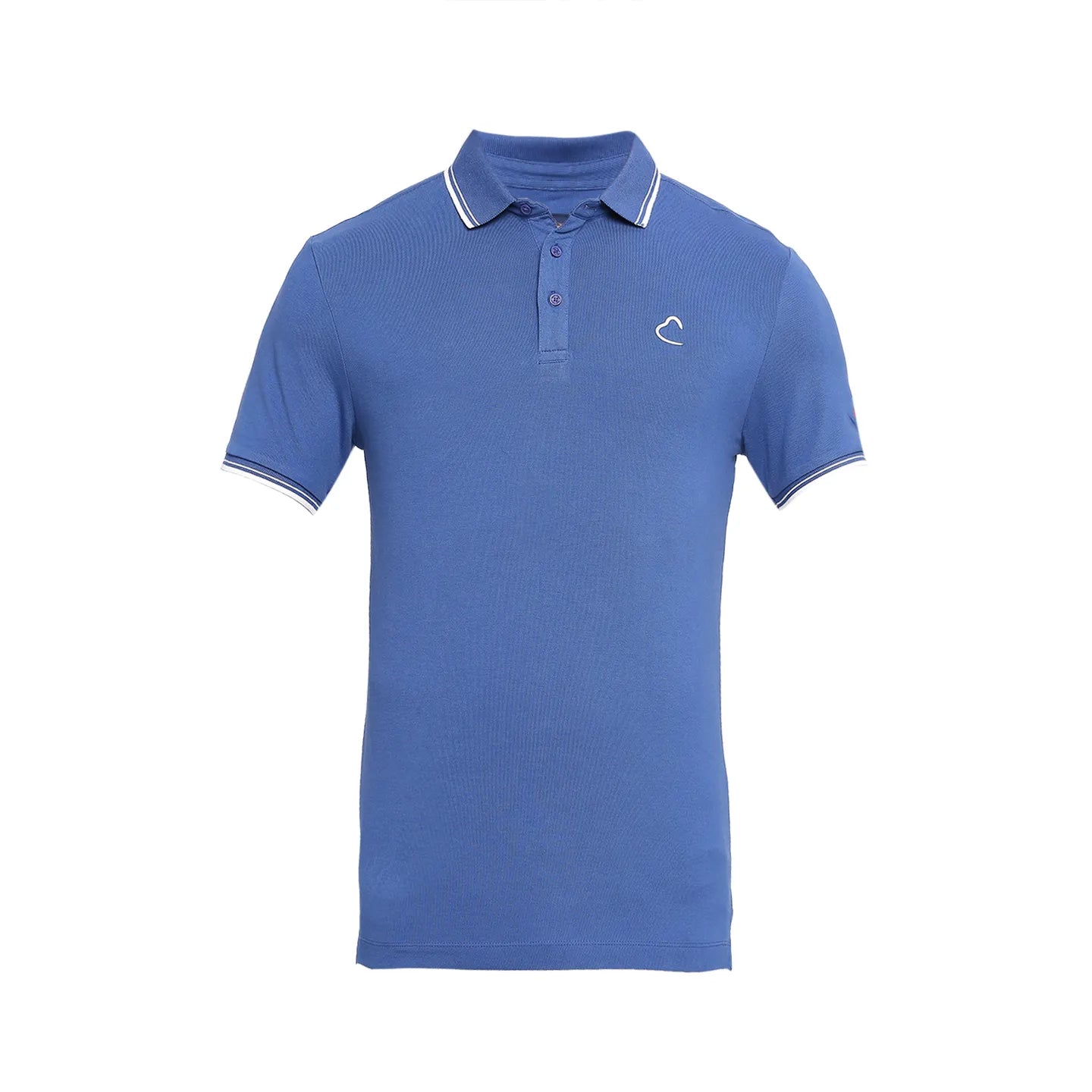 Being Human Clothing Men Regular Fit Polo Neck T-Shirts-True Blue