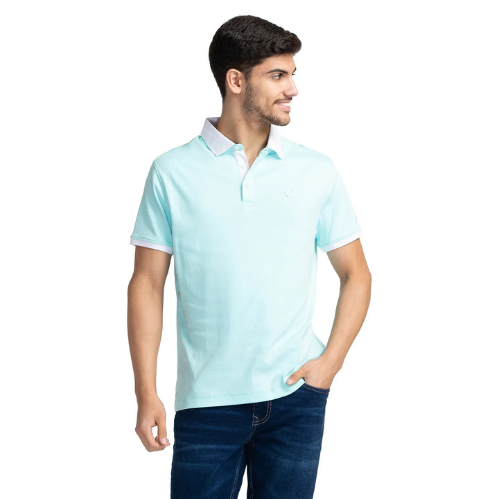 Green Regular Fit Men's Polo T-Shirt