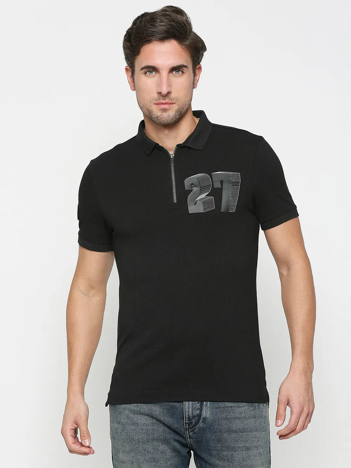 Green Regular Fit Men's Polo T-Shirt