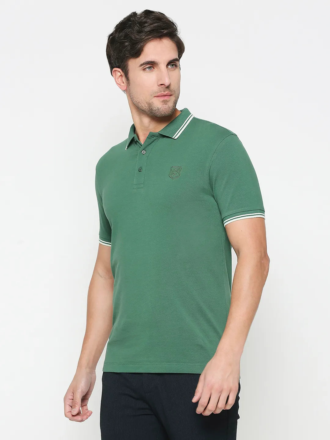 Being Human Clothing Men Regular Fit Polo Neck T-Shirts-Eden