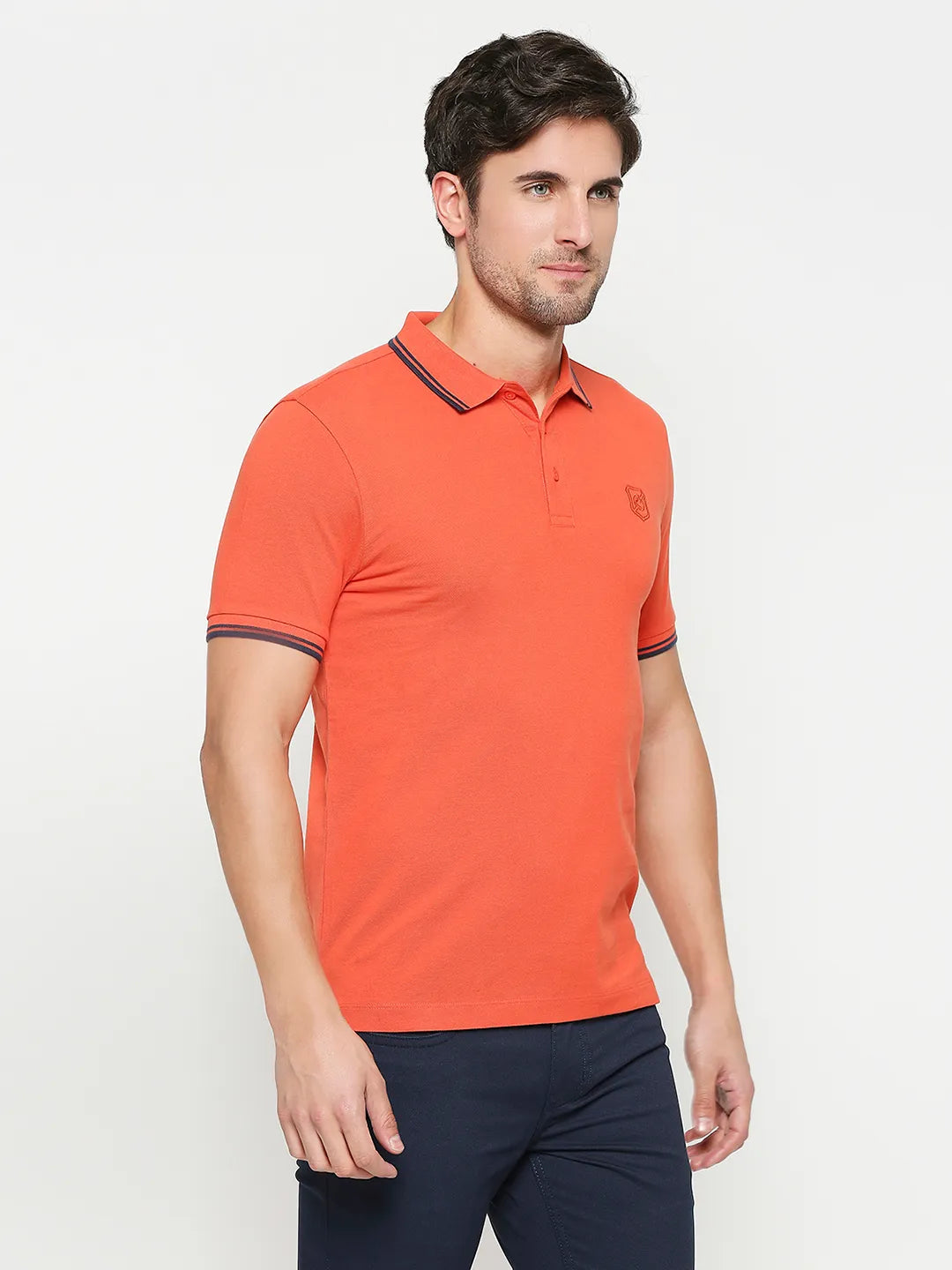 Being Human Clothing Men Regular Fit Polo Neck T-Shirts-Fiesta