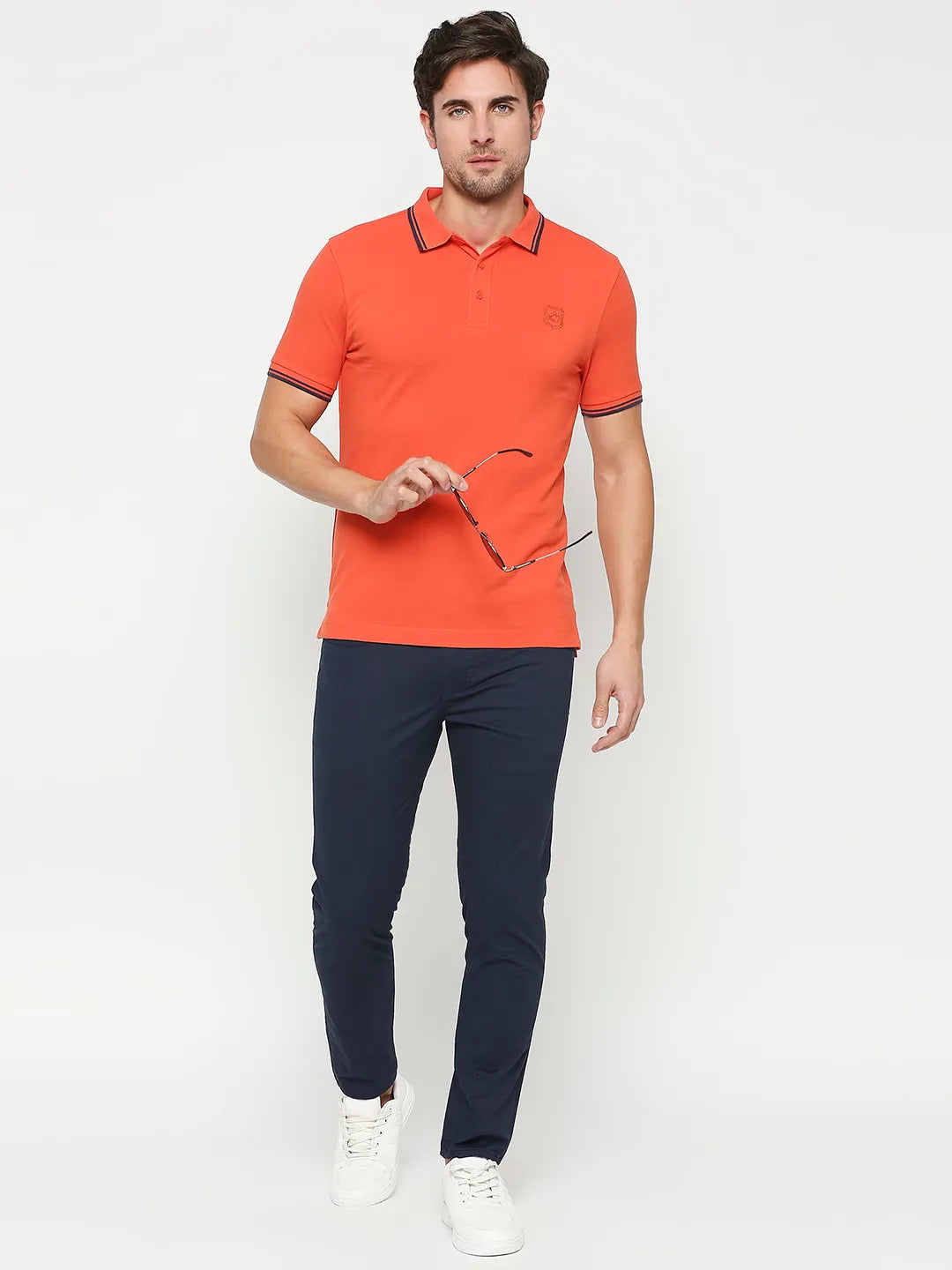 Being Human Clothing Men Regular Fit Polo Neck T-Shirts-Fiesta