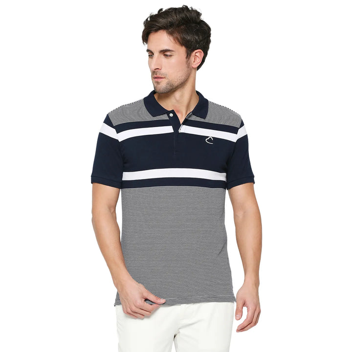 Navy Regular Fit Men's Polo T-Shirt