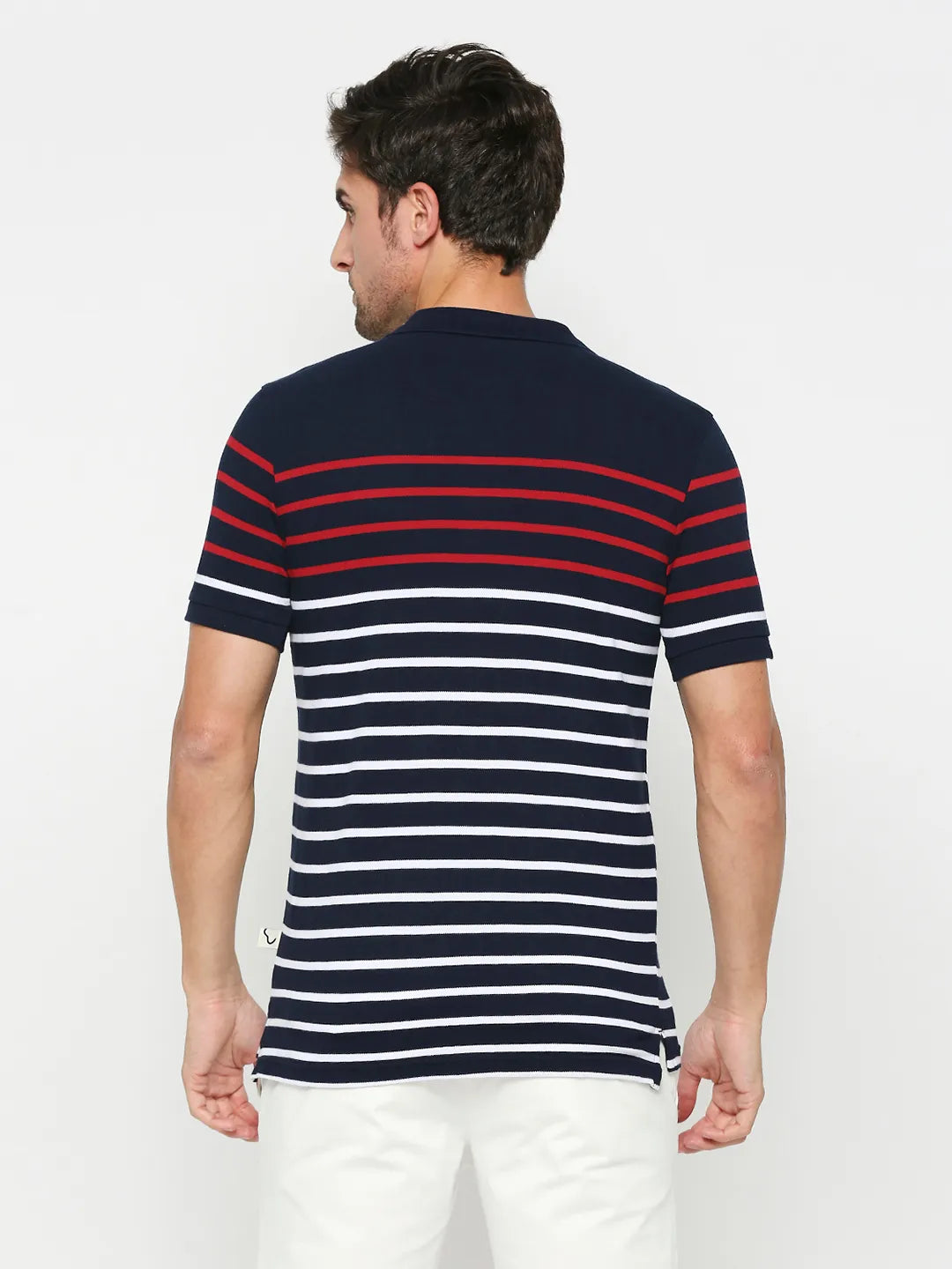 Being Human Clothing Men Regular Fit T-Shirts-Navy-Red