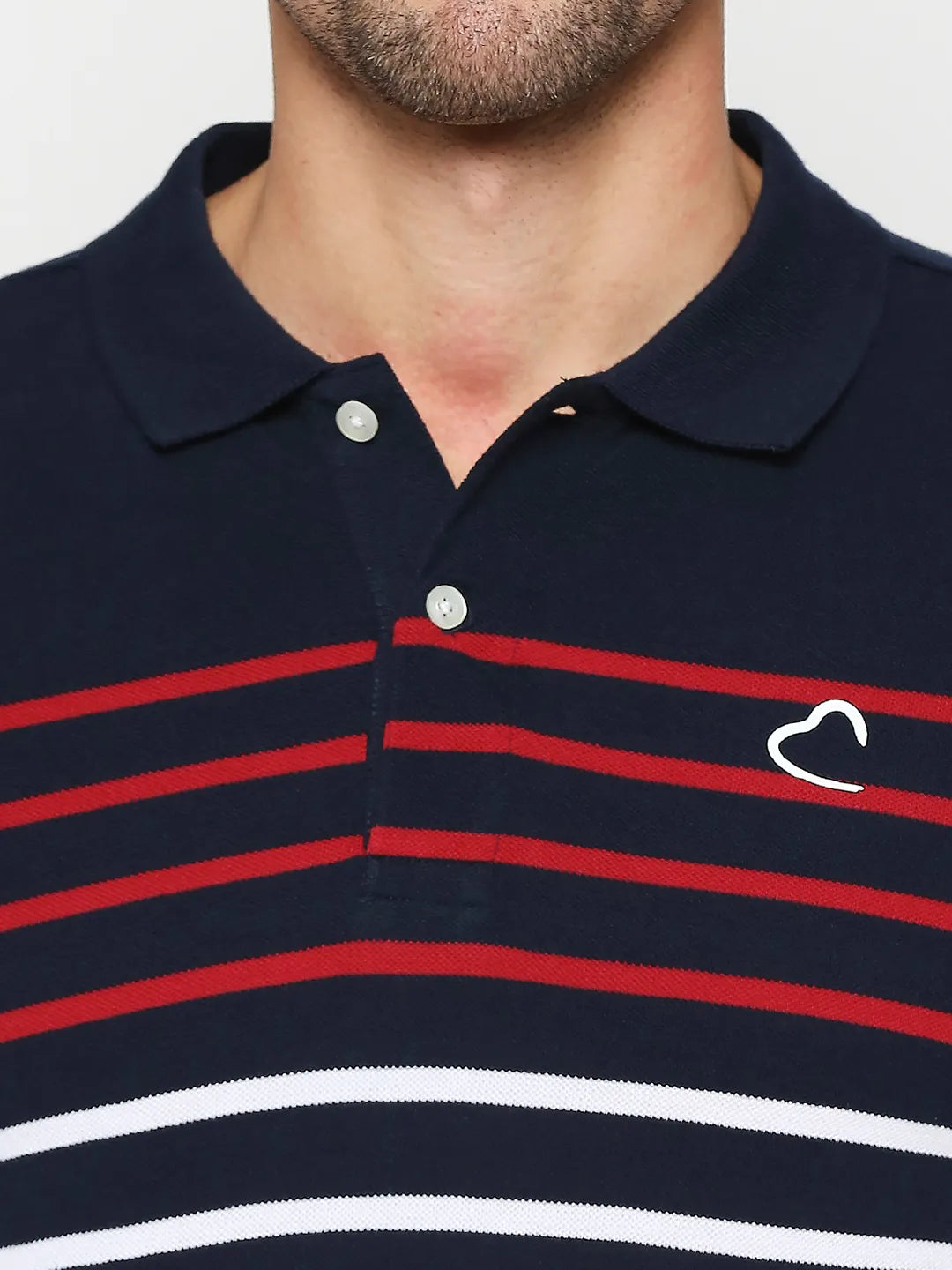 Being Human Clothing Men Regular Fit T-Shirts-Navy-Red