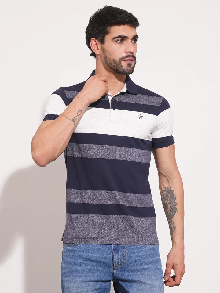 Navy Regular Fit Men's Polo T-Shirt