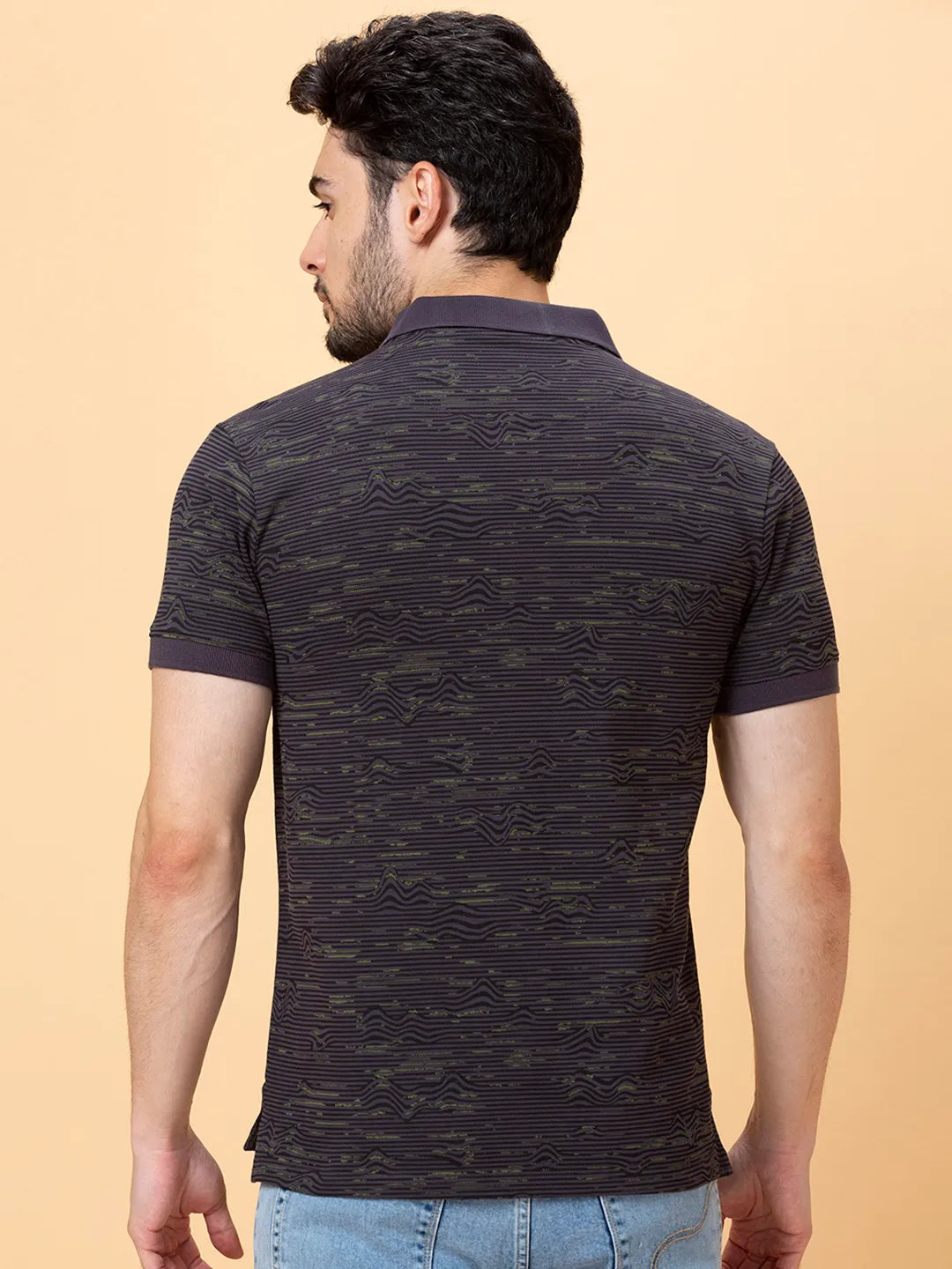 Being Human Clothing Men Regular Fit T-Shirts-Charcoal