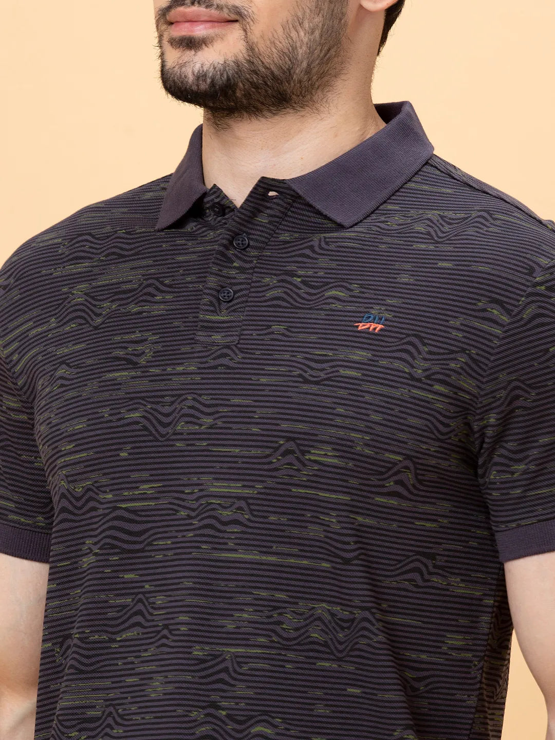 Being Human Clothing Men Regular Fit T-Shirts-Charcoal