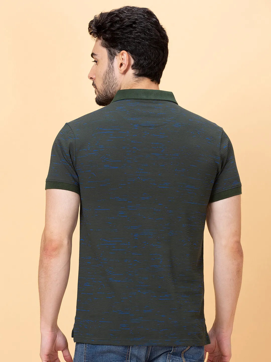 Being Human Clothing Men Regular Fit T-Shirts-Forest Green