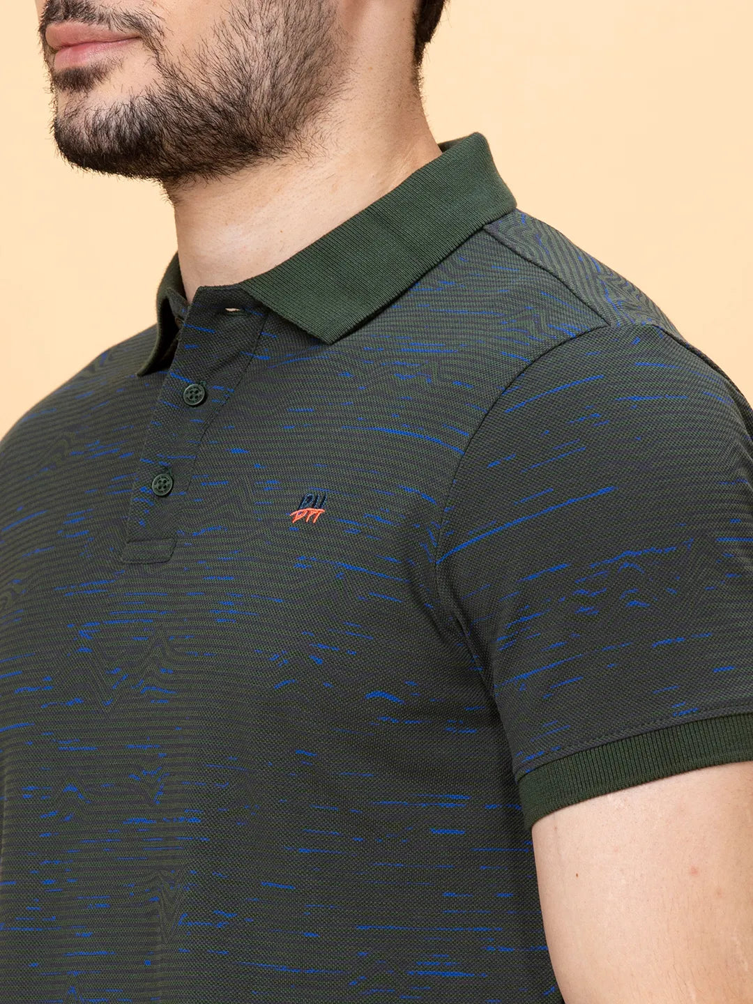 Being Human Clothing Men Regular Fit T-Shirts-Forest Green