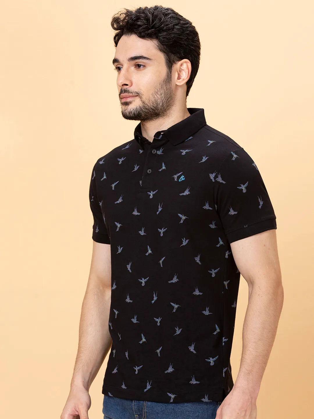 Being Human Clothing Men Regular Fit T-Shirts-Black