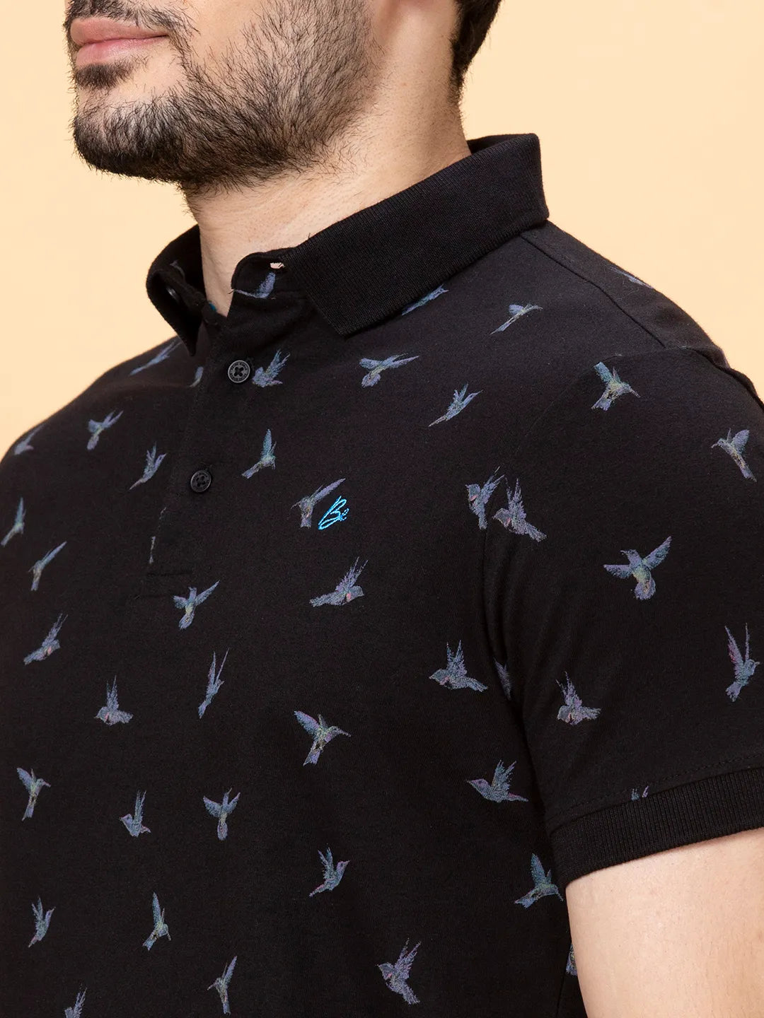 Being Human Clothing Men Regular Fit T-Shirts-Black