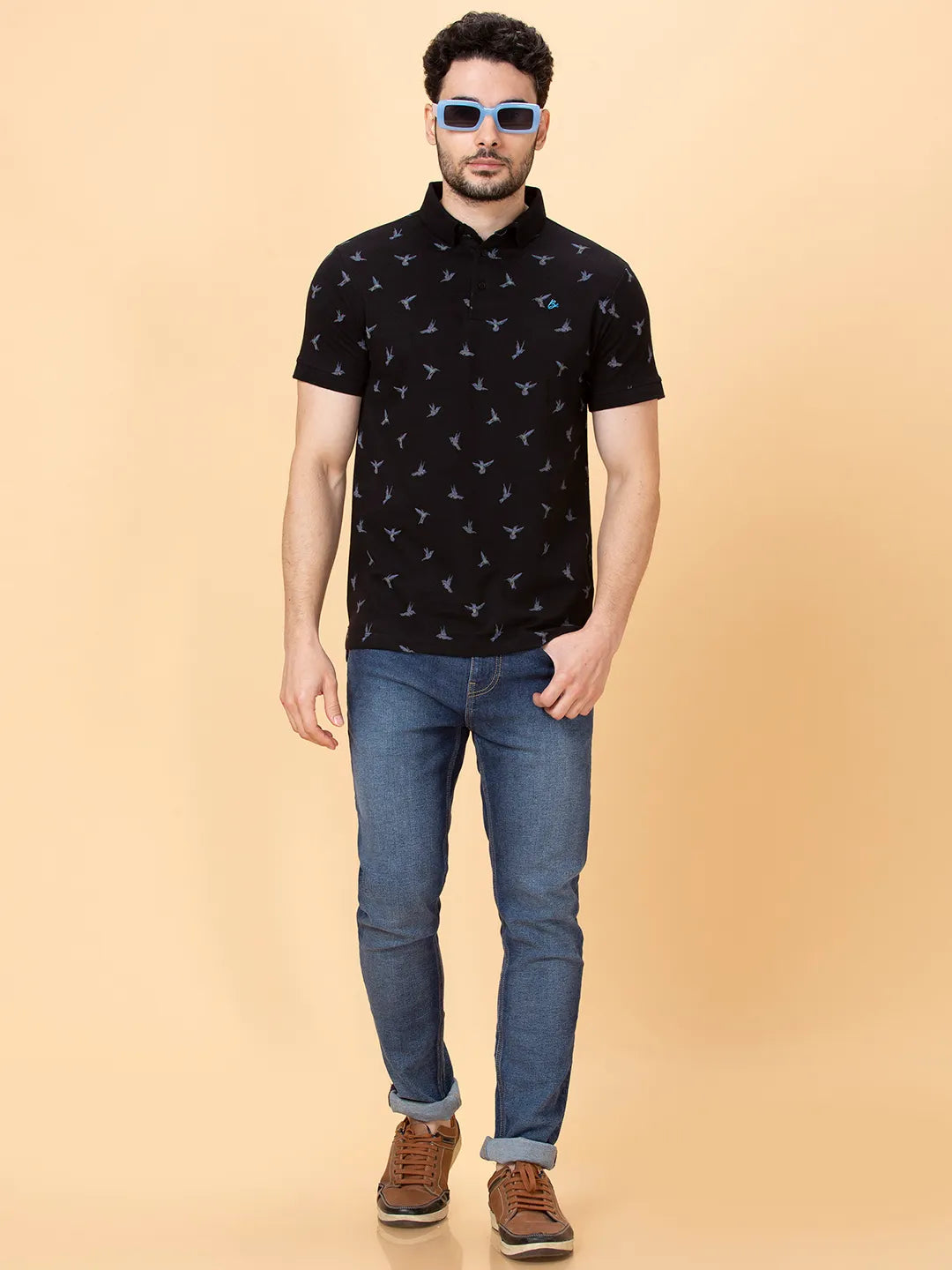 Being Human Clothing Men Regular Fit T-Shirts-Black