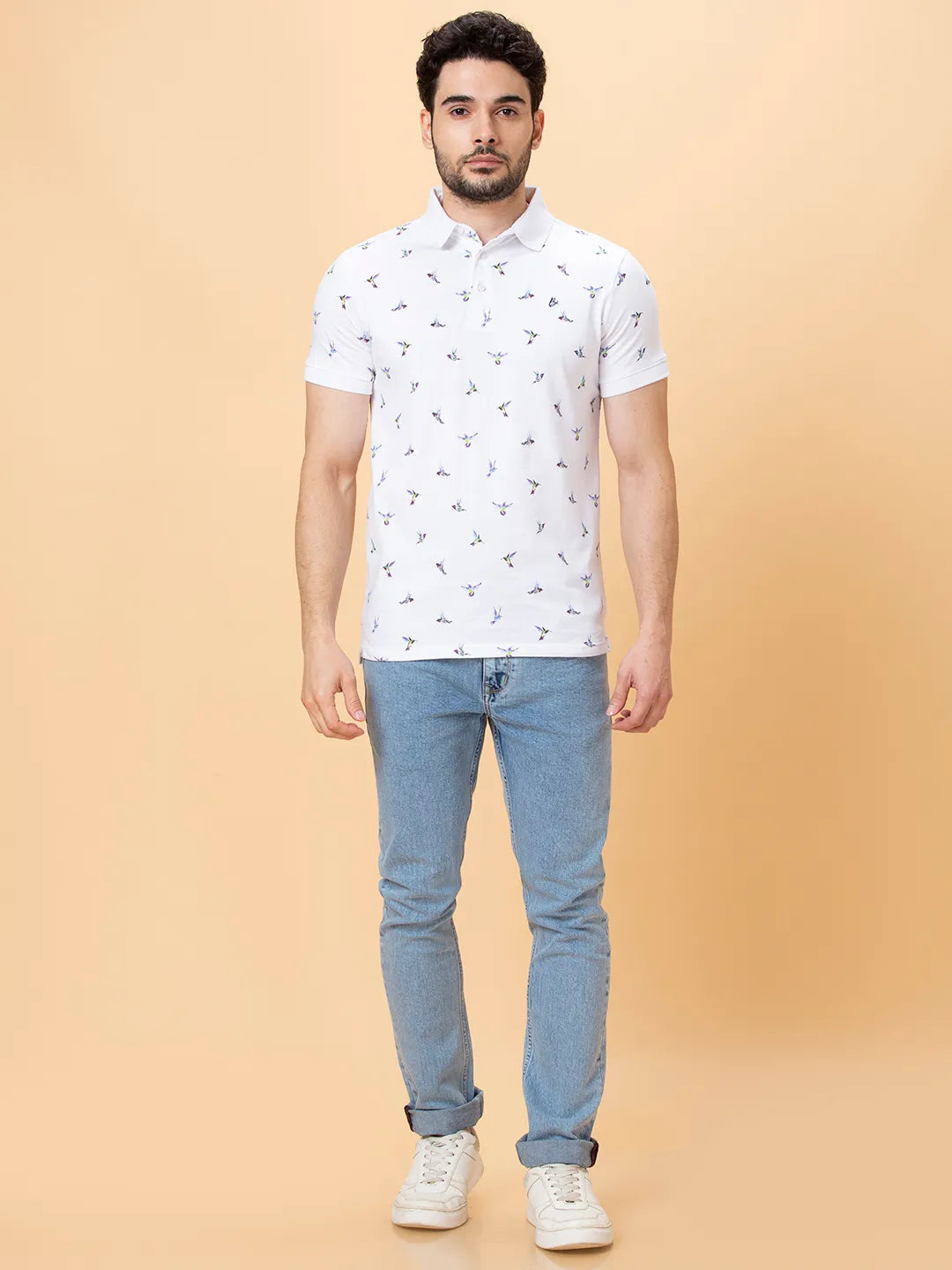 Being Human Clothing Men Regular Fit T-Shirts-White