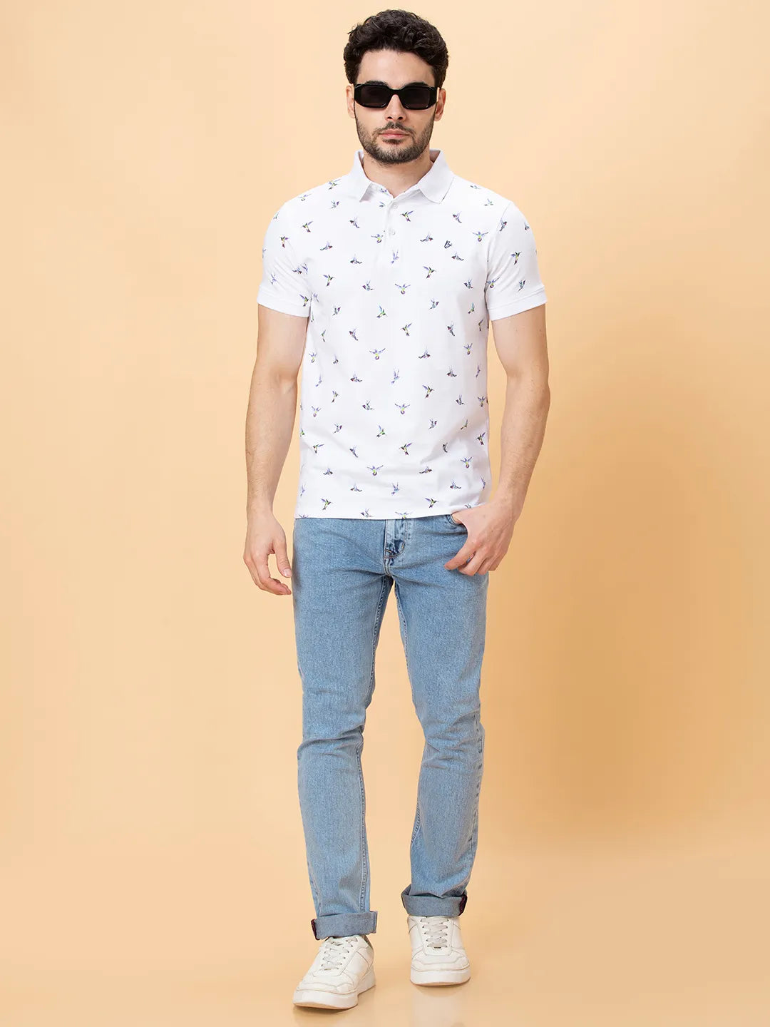 Being Human Clothing Men Regular Fit T-Shirts-White