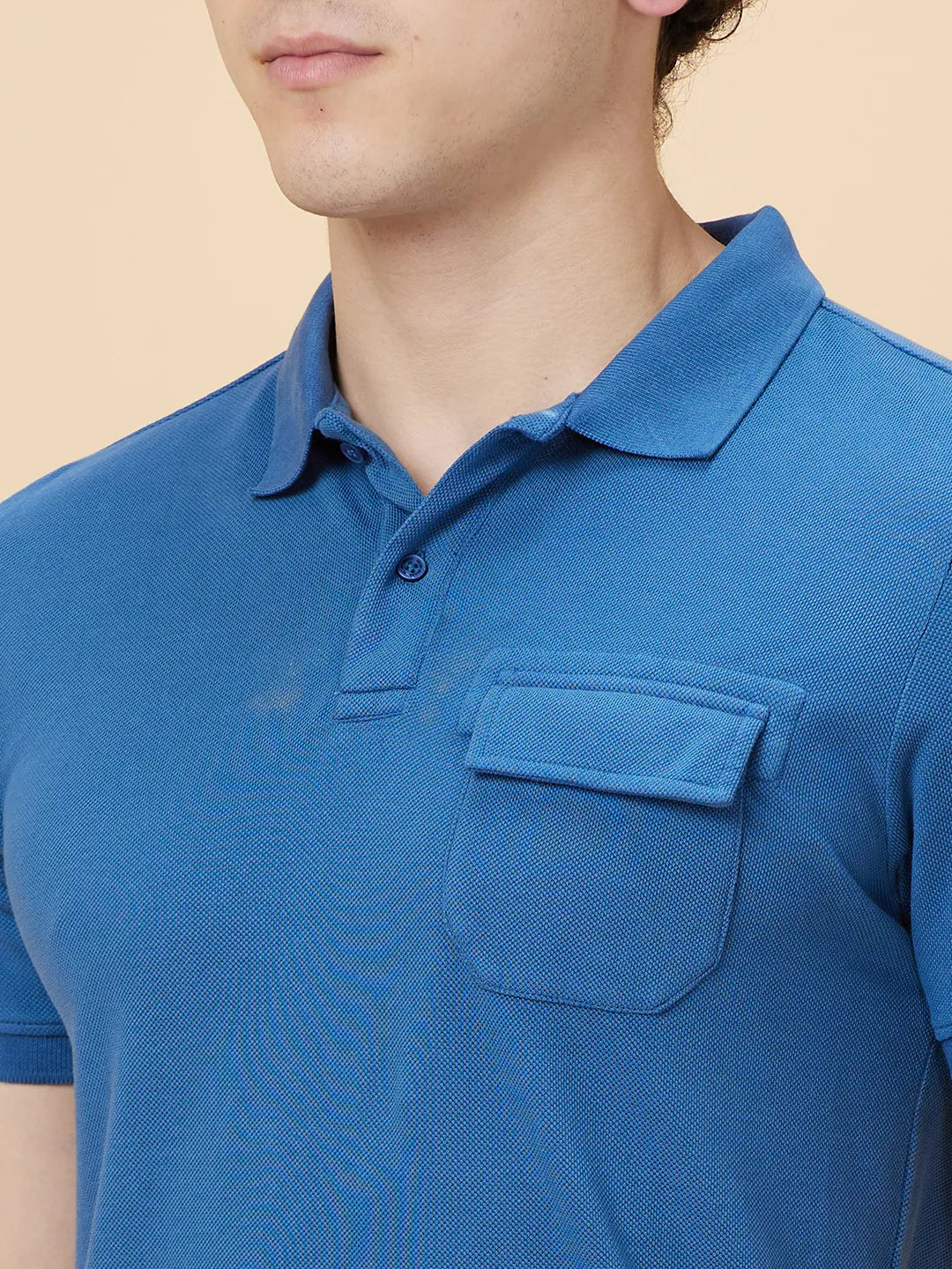 Being Human Clothing Men Regular Fit T-Shirts-Midnight Blue