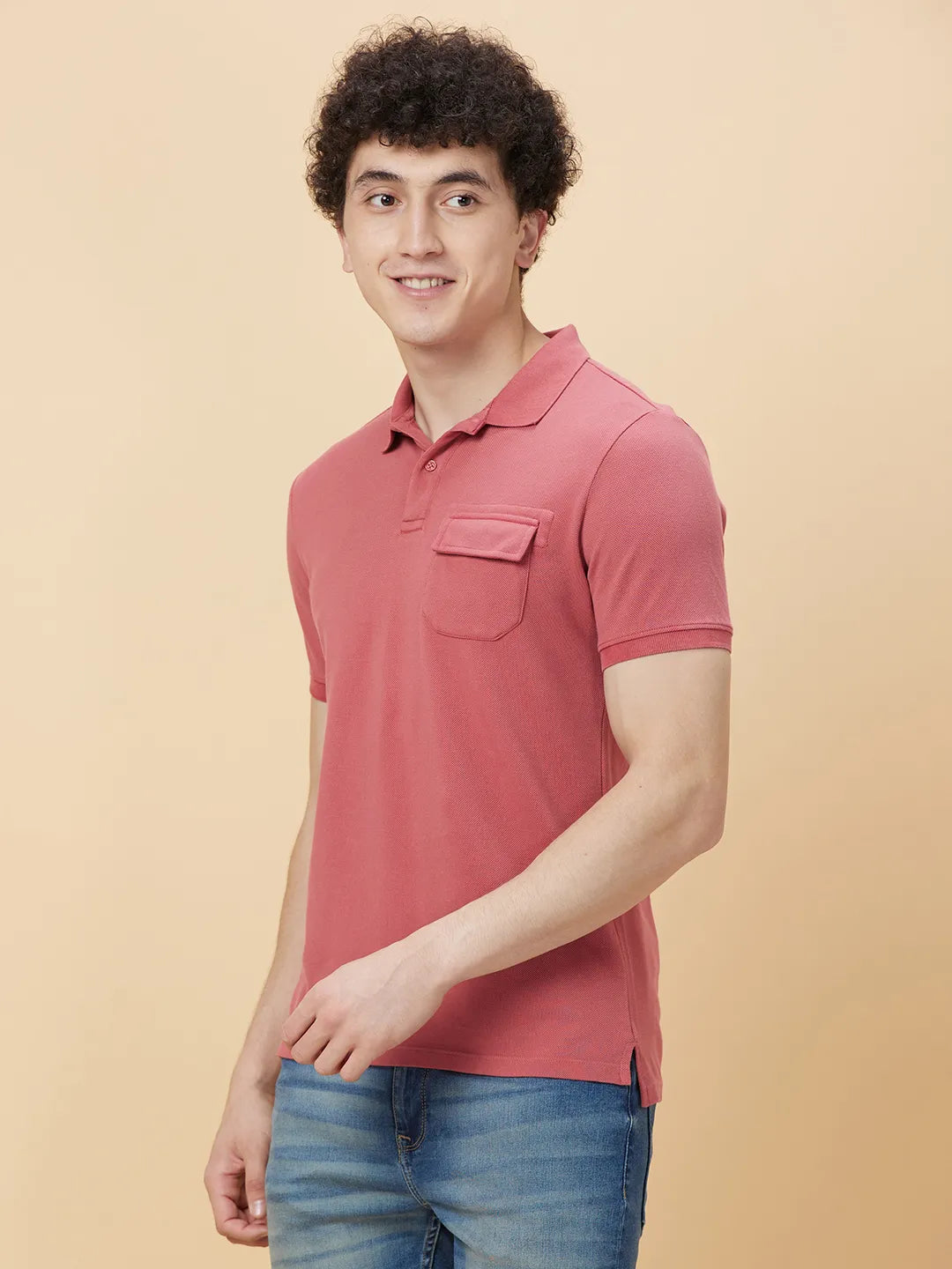 Being Human Clothing Men Regular Fit T-Shirts-Mineral Red