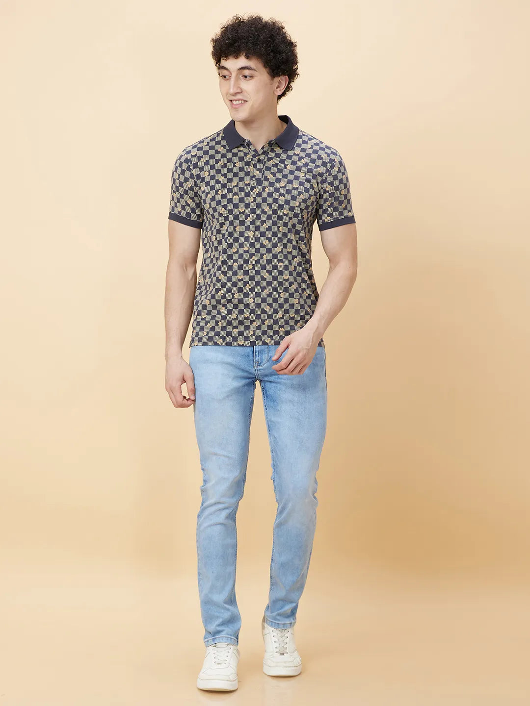 Being Human Clothing Men Regular Fit T-Shirts-Charcoal