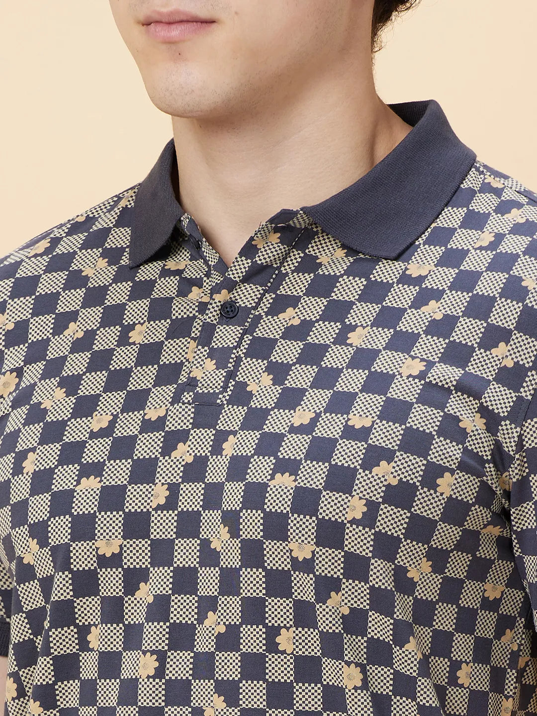 Being Human Clothing Men Regular Fit T-Shirts-Charcoal