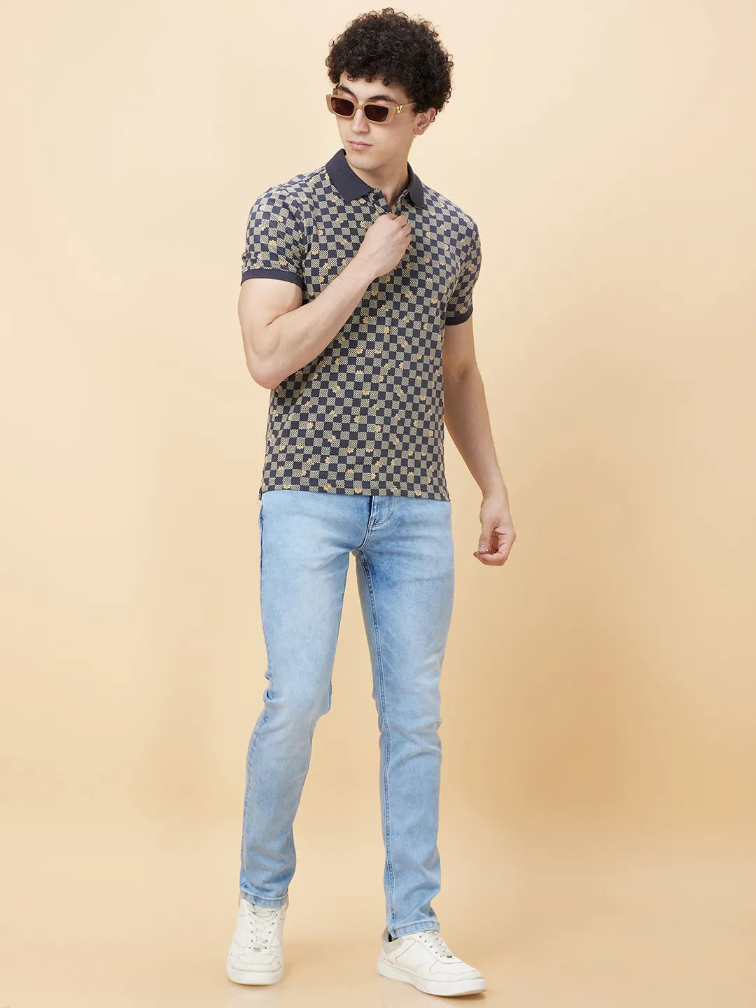 Being Human Clothing Men Regular Fit T-Shirts-Charcoal