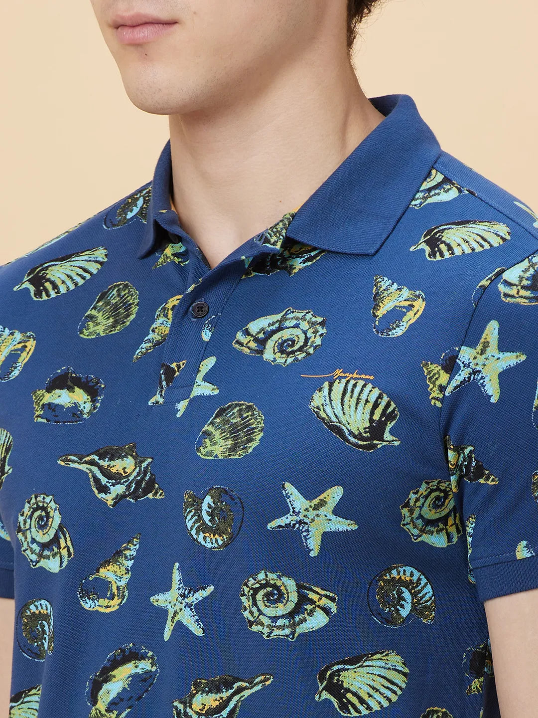 Being Human Clothing Men Regular Fit T-Shirts-Navy