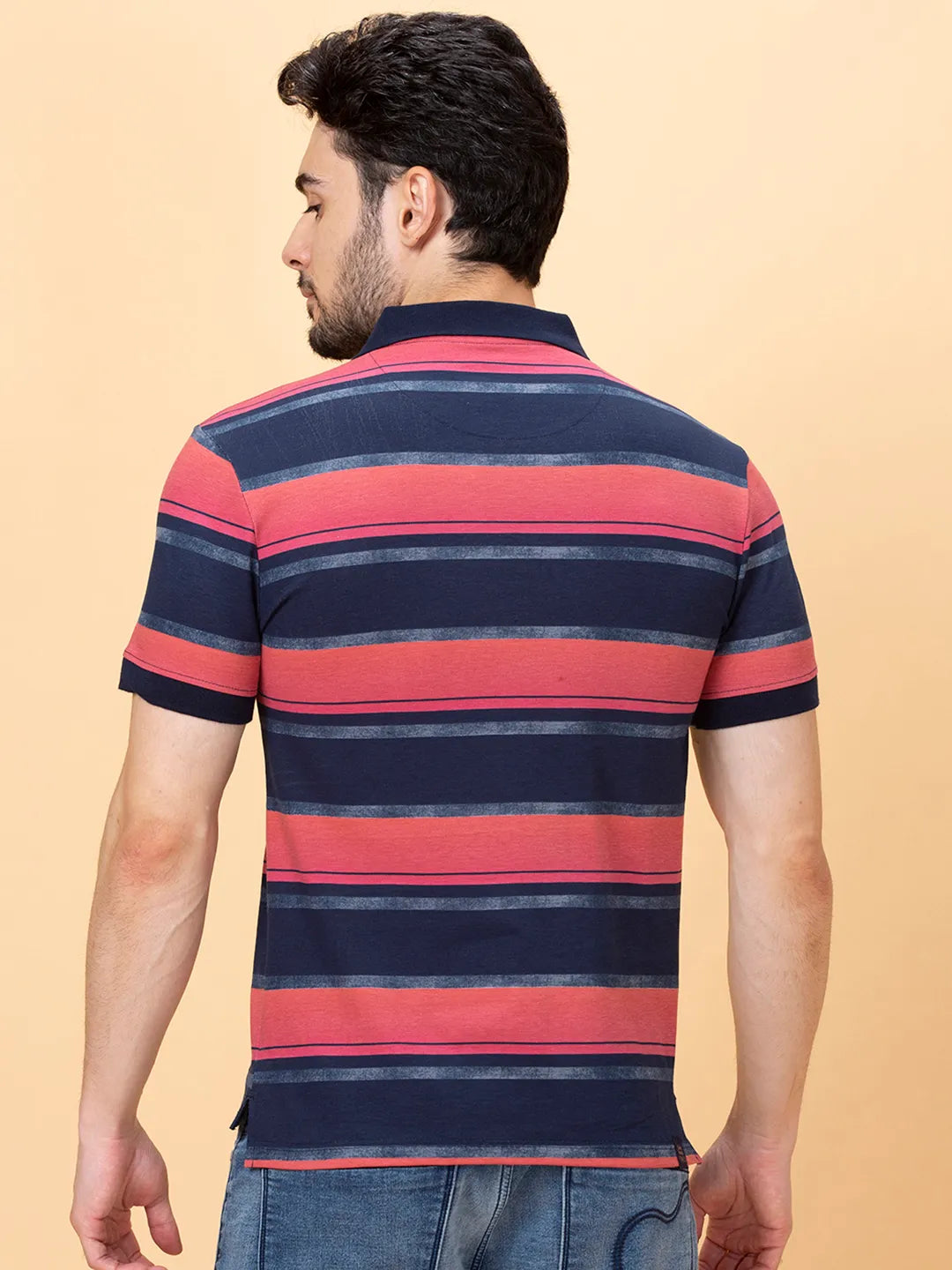 Being Human Clothing Men Regular Fit T-Shirts-Midnight Blue